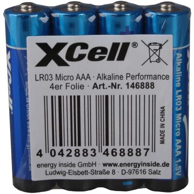 Hückmann Batterie 1,5V Micro AAA (4 Stk., AAA), Batterien + Akkus Hückmann Batterie 1,5V Micro AAA (4 Stk., AAA), Batterien + Akkus