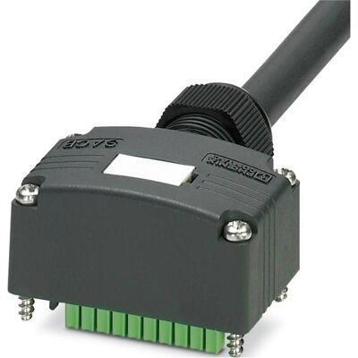 Phoenix 1097653, Elektronikkabel + Stecker, Schwarz Phoenix 1097653, Elektronikkabel + Stecker, Schwarz