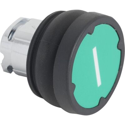 Schneider Electric Drucktaster Front 1f gn Ř22,5mm rnd IP66 ZB4BC38023, Schalter + Taster, Grün Schneider Electric Drucktaster Front 1f gn Ř22,5mm rnd IP66 ZB4BC38023, Schalter + Taster, Grün