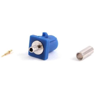 Varia FAKRA-Stecker Typ C für RG174 Kabel, Crimp Version, Elektronikkabel + Stecker Varia FAKRA-Stecker Typ C für RG174 Kabel, Crimp Version, Elektronikkabel + Stecker