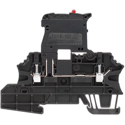 Weidmüller Sicherungs-Reihenklemme 0,5-4qmm G- 1163070000, Elektronikzubehör + Gehäuse, Schwarz Weidmüller Sicherungs-Reihenklemme 0,5-4qmm G- 1163070000, Elektronikzubehör + Gehäuse, Schwarz