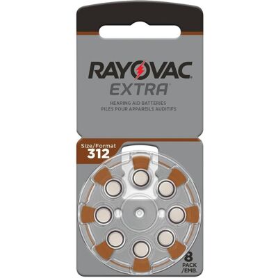 Rayovac Batterie Zinc Air 312 (8 Stk., Gerätespezifisch, 180 mAh), Batterien + Akkus Rayovac Batterie Zinc Air 312 (8 Stk., Gerätespezifisch, 180 mAh), Batterien + Akkus