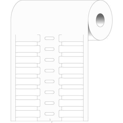 Brady, Kabelverbindung Zubehör, BPTRDS-23x4,4-7697-WT, stabile Durasleeve(R) Drahtmarkierereinschübe, Polyester, Weiss, 23.00 Brady, Kabelverbindung Zubehör, BPTRDS-23x4,4-7697-WT, stabile Durasleeve(R) Drahtmarkierereinschübe, Polyester, Weiss, 23.00
