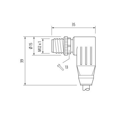 Murr Elektronik Murrelektronik 7000-44035-8030050 Sensor-/Aktor-Steckverbinder, konfektioniert M, Elektronikkabel + Stecker Murr Elektronik Murrelektronik 7000-44035-8030050 Sensor-/Aktor-Steckverbinder, konfektioniert M, Elektronikkabel + Stecker