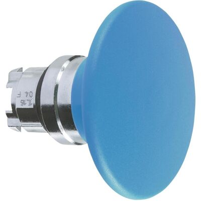Schneider Electric Frontelem., rund f. Drucktast. Ř 22, o. ZB4BR6, Schalter + Taster, Blau Schneider Electric Frontelem., rund f. Drucktast. Ř 22, o. ZB4BR6, Schalter + Taster, Blau