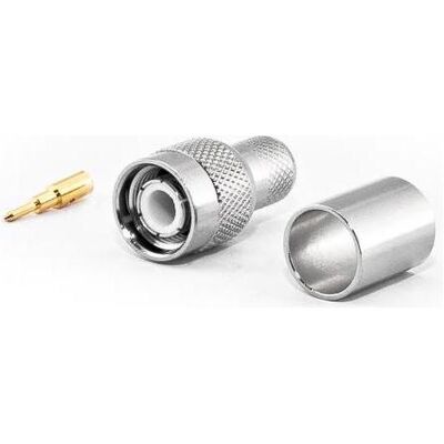 Varia TNC-Stecker für HDF400 Kabel, Crimp Version, Elektronikkabel + Stecker Varia TNC-Stecker für HDF400 Kabel, Crimp Version, Elektronikkabel + Stecker