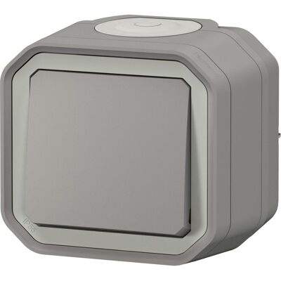 Legrand Plexo New Feuchtraum-Aufputz-1-Fach Wechselschalter, Schalter + Taster, Grau Legrand Plexo New Feuchtraum-Aufputz-1-Fach Wechselschalter, Schalter + Taster, Grau