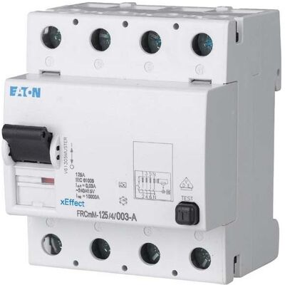 Eaton, Schutzschalter, FI-Schalter, 125A, 4p, 100mA, Typ G/A 171179 Eaton, Schutzschalter, FI-Schalter, 125A, 4p, 100mA, Typ G/A 171179