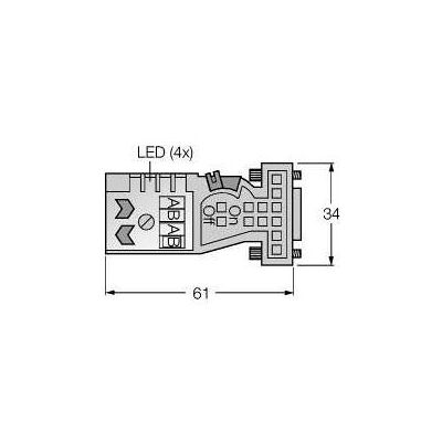 Turck Sub-D, Elektronikkabel + Stecker Turck Sub-D, Elektronikkabel + Stecker