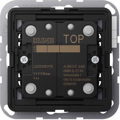 JUNG LSCD10911TE KNX Erweiterung 1f. Taster, Schalter + Taster JUNG LSCD10911TE KNX Erweiterung 1f. Taster, Schalter + Taster