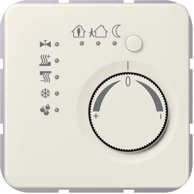 JUNG Raumtemperaturregler UP CD KNX ws glz 2178, Thermostat, Weiss JUNG Raumtemperaturregler UP CD KNX ws glz 2178, Thermostat, Weiss