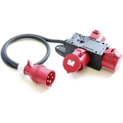 PCE Sirox Stromverteiler - 32A, 3 CEE, 1,5m Kabel - Stromverteiler PCE Sirox Stromverteiler - 32A, 3 CEE, 1,5m Kabel - Stromverteiler