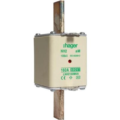 Hager, Sicherung, LNH2160M6A (160 A) Hager, Sicherung, LNH2160M6A (160 A)