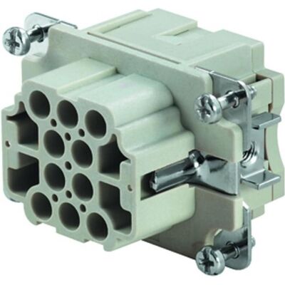 Weidmüller Kontakteinsatz Buchse 10p Crimp 16A 500V 1826840000, Elektronikkabel + Stecker, Silber Weidmüller Kontakteinsatz Buchse 10p Crimp 16A 500V 1826840000, Elektronikkabel + Stecker, Silber