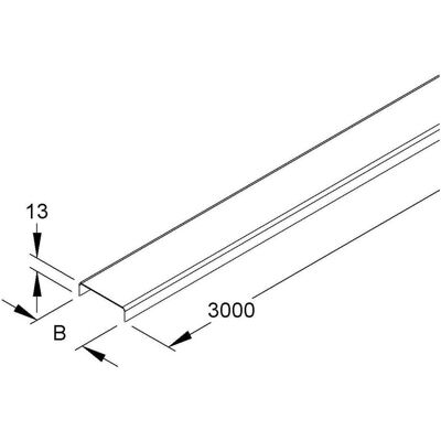 Niedax, Kabelschutz + Kabelführung, Kabelrinnendeckel (Kabelkanal, 300 cm) Niedax, Kabelschutz + Kabelführung, Kabelrinnendeckel (Kabelkanal, 300 cm)