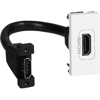 Legrand HDMI insert for MOSAIC (10 m), Videokabel, Weiss Legrand HDMI insert for MOSAIC (10 m), Videokabel, Weiss