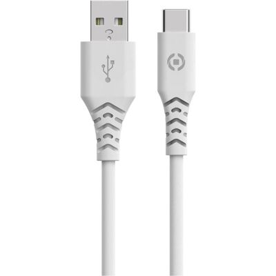 Celly Umweltfreundliches USB-C Kabel - 1,5m - Weiß - USB 24 Pin Celly Umweltfreundliches USB-C Kabel - 1,5m - Weiß - USB 24 Pin