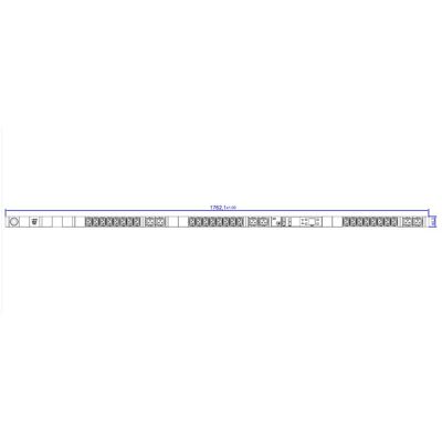 Bachmann, Steckdosenleiste, BN3500 Slave 24xC13 6xC19 messung pro Phase Diffmessung (24x, 3 m) Bachmann, Steckdosenleiste, BN3500 Slave 24xC13 6xC19 messung pro Phase Diffmessung (24x, 3 m)
