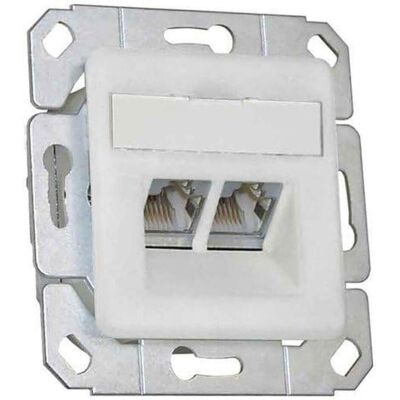 Metz Steckdose, E-DAT Design 8/8(8) UPK1307441101-I Cat5e Class E RAL 1013 Metz Steckdose, E-DAT Design 8/8(8) UPK1307441101-I Cat5e Class E RAL 1013