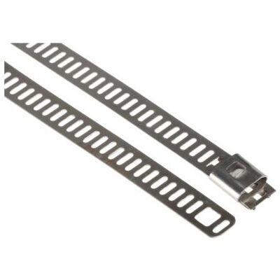 RS PRO, Kabelbinder, Kabelbinder Edelstahl 225x7mm (Metallkabelbinder, 225 mm, 100 Stk.) RS PRO, Kabelbinder, Kabelbinder Edelstahl 225x7mm (Metallkabelbinder, 225 mm, 100 Stk.)