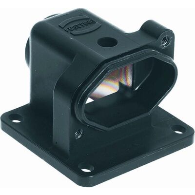 Harting Sockelgehäuse, Elektronikkabel + Stecker, Schwarz Harting Sockelgehäuse, Elektronikkabel + Stecker, Schwarz