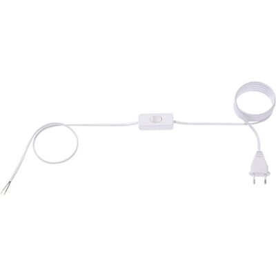 Bachmann Zuleitung F 2x0.75weiss (1.80 m), Stromkabel, Weiss Bachmann Zuleitung F 2x0.75weiss (1.80 m), Stromkabel, Weiss