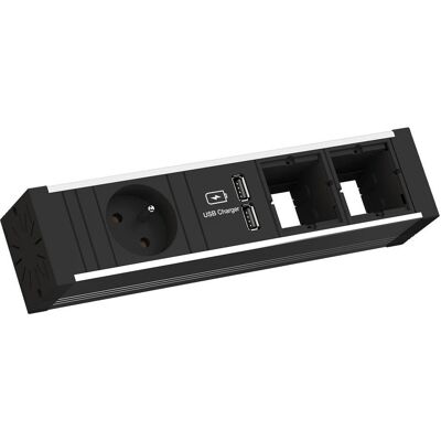 Bachmann, Steckdosenleiste, VENID 1x UTE 1x Chargeur USB (1x, CEE 7/3, CEE 7/5) Bachmann, Steckdosenleiste, VENID 1x UTE 1x Chargeur USB (1x, CEE 7/3, CEE 7/5)