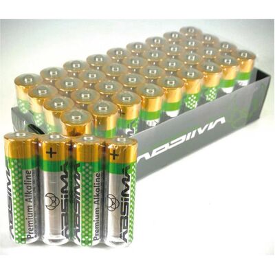 Absima AA/Mignon Premium Alkaline Batterien 1,5V LR06 (40er Big Pack) (40 Stk., AA), Batterien + Akkus Absima AA/Mignon Premium Alkaline Batterien 1,5V LR06 (40er Big Pack) (40 Stk., AA), Batterien + Akkus