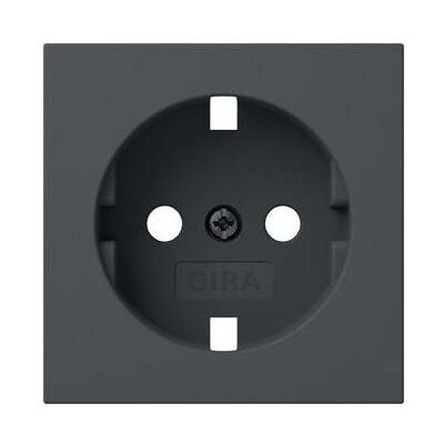 Gira, Steckdose, Abd. SCHUKO-Steckd. Anthrazit 492028 Gira, Steckdose, Abd. SCHUKO-Steckd. Anthrazit 492028