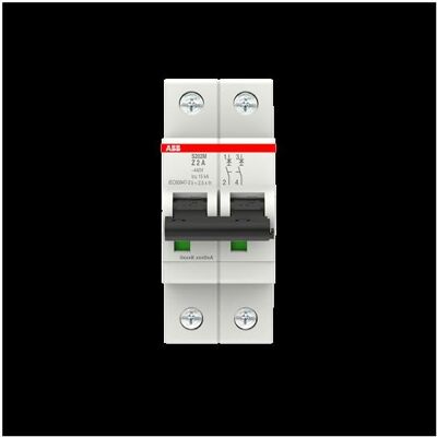 ABB, Schutzschalter, S202M-Z2 Sicherungsautomat Z-Char.,10kA,2A,2P ABB, Schutzschalter, S202M-Z2 Sicherungsautomat Z-Char.,10kA,2A,2P