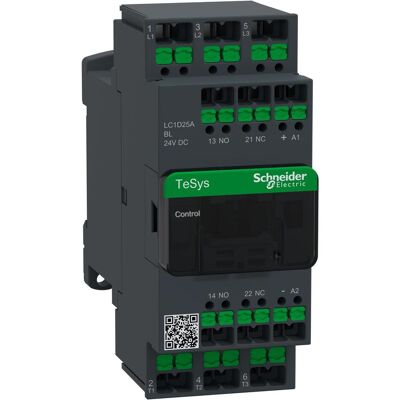 Schneider Leistungsschütz LC1D LC1D25ABL 3p +1S+1Ö 11 kW 25 A 400VAC3 Spule, Relais Schneider Leistungsschütz LC1D LC1D25ABL 3p +1S+1Ö 11 kW 25 A 400VAC3 Spule, Relais