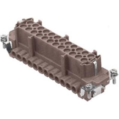 ILME Buchseneinsatz Gr.104.27 CNEF 24 RY24P+PE Silber Schraub. 16A 500V, Elektronikkabel + Stecker, Silber ILME Buchseneinsatz Gr.104.27 CNEF 24 RY24P+PE Silber Schraub. 16A 500V, Elektronikkabel + Stecker, Silber
