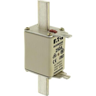 Eaton, Sicherung, 250NHG02B NH-Sicherung mit mechanischer Sicherungsanzeige Sicherungsgrösse = D02 250A 500V 3St (250 A) Eaton, Sicherung, 250NHG02B NH-Sicherung mit mechanischer Sicherungsanzeige Sicherungsgrösse = D02 250A 500V 3St (250 A)
