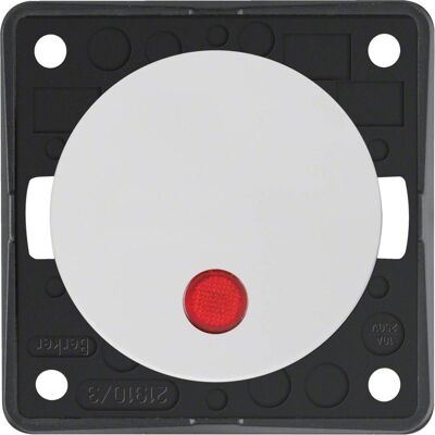 Berker 937722509, Schalter + Taster, Weiss Berker 937722509, Schalter + Taster, Weiss