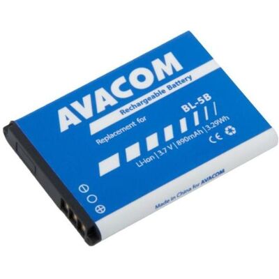 Avacom Baterie GSNO-BL5B-S890 do mobilu Nokia 3220, 6070, Li-Ion (náhrada BL-5B), Telefon Zubehör Avacom Baterie GSNO-BL5B-S890 do mobilu Nokia 3220, 6070, Li-Ion (náhrada BL-5B), Telefon Zubehör