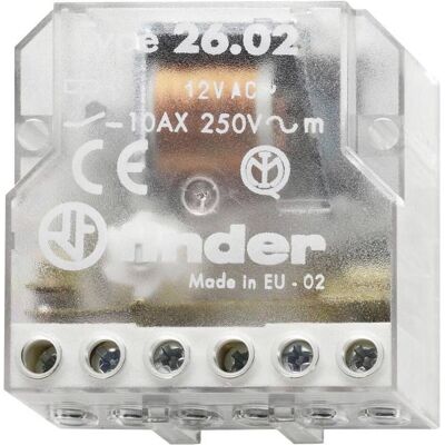Finder Stromstoss-Schalter Unterputz 26.04.8.012.0000 2 Schliesser 120 V/AC 1 S, Relais Finder Stromstoss-Schalter Unterputz 26.04.8.012.0000 2 Schliesser 120 V/AC 1 S, Relais