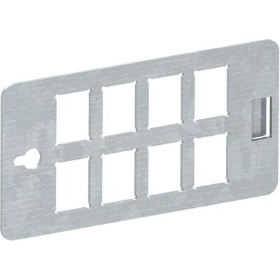 OBO Bettermann Trägerplatte Keystone für 8 6108028, Elektronikzubehör + Gehäuse OBO Bettermann Trägerplatte Keystone für 8 6108028, Elektronikzubehör + Gehäuse