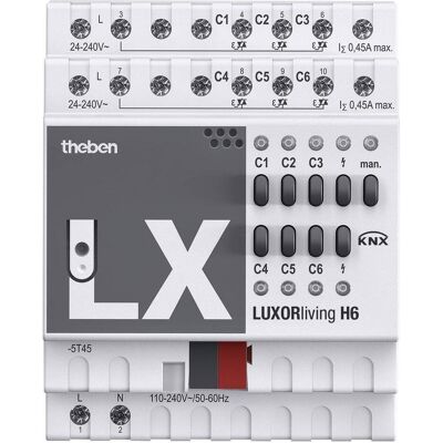 Theben, Aktor, LUXORliving H6 (Heizungsaktor) Theben, Aktor, LUXORliving H6 (Heizungsaktor)