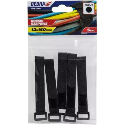Dedra, Kabelbinder, 11RC12151 (Klettkabelbinder, 150 mm, 5 Stk.) Dedra, Kabelbinder, 11RC12151 (Klettkabelbinder, 150 mm, 5 Stk.)