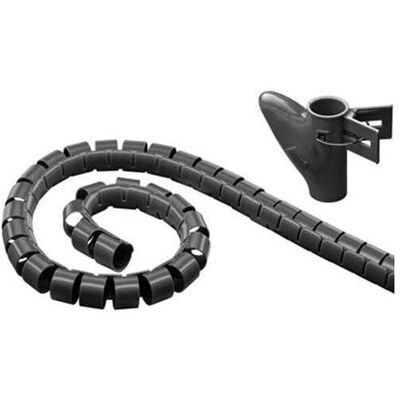 Deltaco Kabelschutz + Kabelführung, LDR14 cable organizer Desk Cable flex tube Black 1 pc(s) (Kabelkanal, 2000 cm) Deltaco Kabelschutz + Kabelführung, LDR14 cable organizer Desk Cable flex tube Black 1 pc(s) (Kabelkanal, 2000 cm)