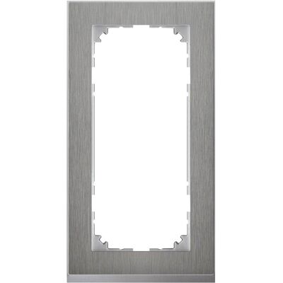 Merten M-Pure Decor Wandplatte - Edelstahl - Wandplatte / Schalterabdeckung Merten M-Pure Decor Wandplatte - Edelstahl - Wandplatte / Schalterabdeckung