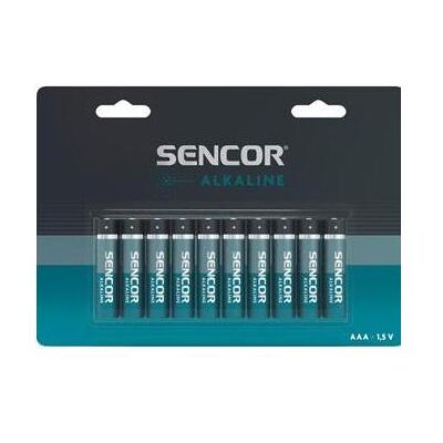 Sencor Einmal alkalisch Batterie AAA, 10-pack (10 Stk., AAA), Batterien + Akkus Sencor Einmal alkalisch Batterie AAA, 10-pack (10 Stk., AAA), Batterien + Akkus