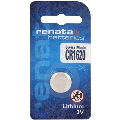Renata CR1620 - Knopfzelle (1 Stk., CR1620, 68 mAh), Batterien + Akkus Renata CR1620 - Knopfzelle (1 Stk., CR1620, 68 mAh), Batterien + Akkus