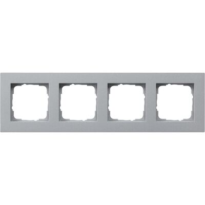 GIRA 0214255 - Abdeckrahmen 4fach alu - Gira E2 GIRA 0214255 - Abdeckrahmen 4fach alu - Gira E2