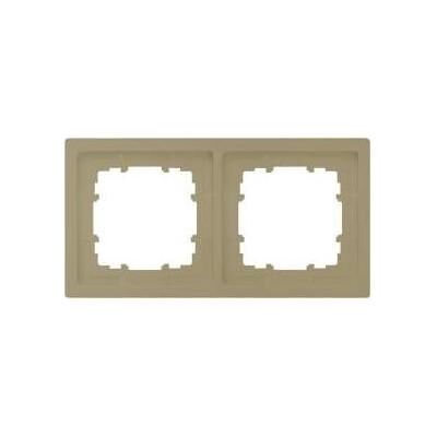 Siemens Zubehör Schalterprogramm, 5TG1322-0MG Rahmen 2-fach Malt Gold Siemens Zubehör Schalterprogramm, 5TG1322-0MG Rahmen 2-fach Malt Gold