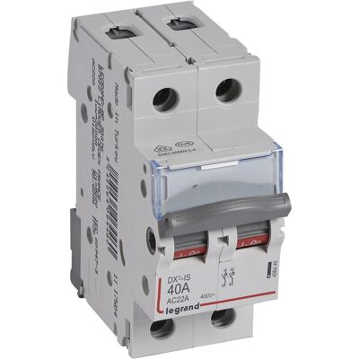 Legrand Lasttrennschalter 406446 DX3 KIPPSCH. AUS 2P 40A, Schalter + Taster Legrand Lasttrennschalter 406446 DX3 KIPPSCH. AUS 2P 40A, Schalter + Taster