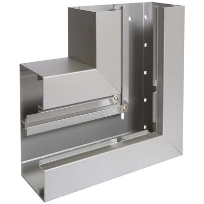 Hager, Leitungsführung, TEH BRA851705ELN Flachwinkel,BRA85170,Alu,naturelox (25 cm) Hager, Leitungsführung, TEH BRA851705ELN Flachwinkel,BRA85170,Alu,naturelox (25 cm)