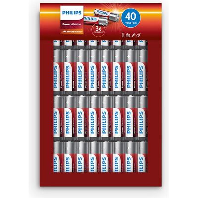 Philips LR03P40FP/10 (40 Stk., AAA), Batterien + Akkus Philips LR03P40FP/10 (40 Stk., AAA), Batterien + Akkus