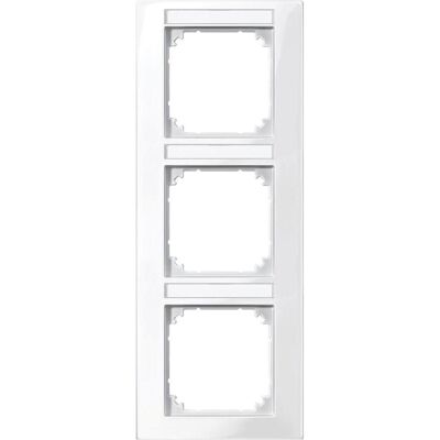 Merten M-PLAN Rahmen 3-fach polarweiß glänzend - Switch Frame Merten M-PLAN Rahmen 3-fach polarweiß glänzend - Switch Frame