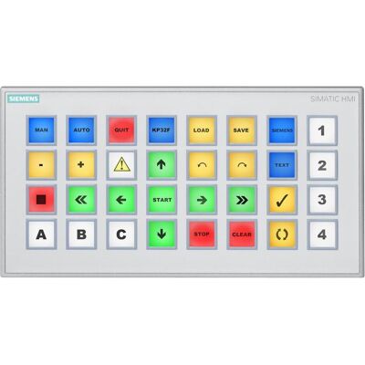Siemens SIMATIC HMI KP32F PN Multi-color LED'S, Schalter + Taster, Mehrfarbig, Silber Siemens SIMATIC HMI KP32F PN Multi-color LED'S, Schalter + Taster, Mehrfarbig, Silber